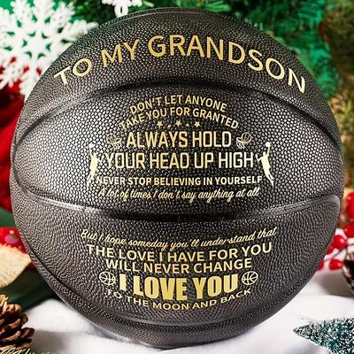 A Special Basketball To Show Your Grandson How Much You Love Them - Perfect Gift International Standard Size for super bowl