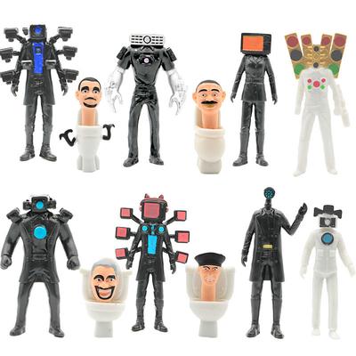 Blind Box Popular Skibidi Toilet Man Monitor Hand Game Camera Doll Building Block Decoration Toy Toilet