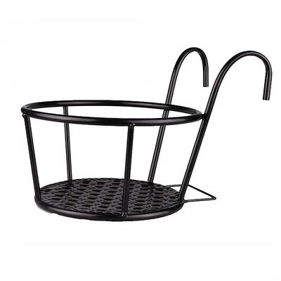 Balcony Hanging Flower Pot Rack, Iron Planter Pot Stand, Home Decor, Indoor Planting Supplies