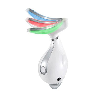 LED Photon Therapy Face Neck Lifting Massager Anti-aging Skin Tighten Reduce Double Chin Anti-Wrinkle Device