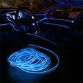 Car EL Wire LED Strip 5M LED Car Lights Atmosphere Light for DIY Flexible AUTO Interior Lamp Party Decoration 12V Neon Strips 2pcs 1pc Set