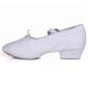 Women's Ballet Shoes Latin Shoes Ballroom Shoes Practice Shoes Training Practice 2022 Low Heel Elastic Band Slip-on White Black Rosy Pink