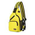 1Pc Crossbody Backpack Chest Bag with Earphone Hole Travel Backpack Multi-Functional Rucksacks Back School Bag, Back to School Gift