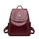 Women's Vintage Faux Leather Backpack Purse with Flap Cover – Large Capacity Anti-Theft Shoulder Bag for Work, Travel, or Daily Use