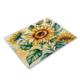 Sunflowers Placemats Heat Resistant Farmhouse Table Place Mat Stain Resistant Placemat, Placemat for Wedding Kitchen Dining Table Decoration Indoor Outdoor