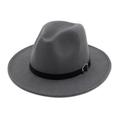 Men's Fedora Hat Brim Hat Black Pink Classic Basic 1930s Causal Holiday Solid Colored