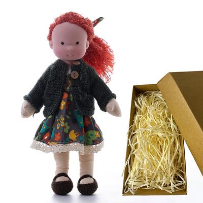 Cotton Body Waldorf Doll Doll Artist Handmade Mini Dress Up Doll Diy for Christmas Gifts