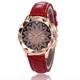 Watch Women Rhinestone Watches Ladies Watch Leather Big Dial Bracelet Women Wrist Watch Crystal Watch Gift Choice