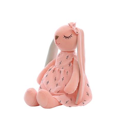 35CM/14inch Cute Bunny Doll Plush Toy Doll Baby Soothing Rabbit Doll Sleeping Doll Stuffed Animals Kids Plushie Doll Toy