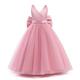 Kids Girls' Dress Party Dress Solid Color Sleeveless Performance Wedding Special Occasion Mesh Backless Fashion Adorable Elegant Polyester Maxi Party Dress Swing Dress Tulle Dress Summer Spring 2-12