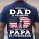 Dads Day Gifts Graphic National Flag Vintage Fashion Designer Men's 3D Print T shirt Tee Back Print T Shirt Dad T Shirt Outdoor Daily Sports T shirt Black Red Navy Blue Short Sleeve Crew Neck Shirt
