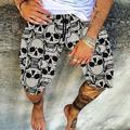 Men's Shorts Summer Shorts Bermuda shorts Beach Shorts Boho Pants Drawstring Print Graphic Prints Comfort Lightweight Knee Length Holiday Beach Stylish Casual 1 2 Inelastic