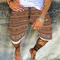 Men's Shorts Summer Shorts Bermuda shorts Beach Shorts Boho Pants Drawstring Print Graphic Prints Comfort Lightweight Knee Length Holiday Beach Stylish Casual 1 2 Inelastic