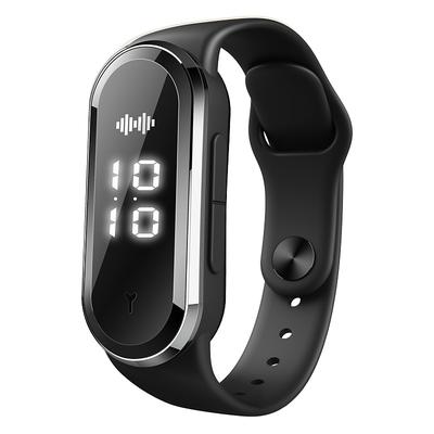 Smart Ultrasonic Mosquito Repellent Bracelet – Digital Watch with Pedometer, Body Temperature Display, USB Charging, Long-Term Wearable Protection