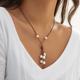 1PC Pendant Necklace Y Necklace For Women's Wedding Party Evening Daily Cord Imitation Pearl Retro