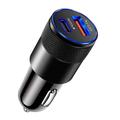 StarFire 38W USB Car Charger Quick Charge 3.0 Type-C Fast Charging Phone Adapter For IPhone 14 13 12 11 Pro Max For Redmi/Huawei/Samsung