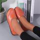 Women's Flats Slip-Ons Loafers Plus Size Barefoot shoes Comfort Shoes Outdoor Daily Solid Color Summer Flat Heel Round Toe Casual Comfort Minimalism Faux Leather PU Loafer Wine Red Black White