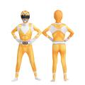 Mighty Morphin Power Rangers Tommy Oliver Cosplay Costume Jumpsuit Men's Women's Boys Movie Cosplay Cosplay Halloween Black Yellow Pink Halloween Carnival Masquerade Jumpsuit