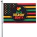 Black History Month African American Pride Garden Flag Perfect Decoration Yard 3X5 FT Double Sided Outdoor Decoration Party Farmhouse DÃ©cor Banner