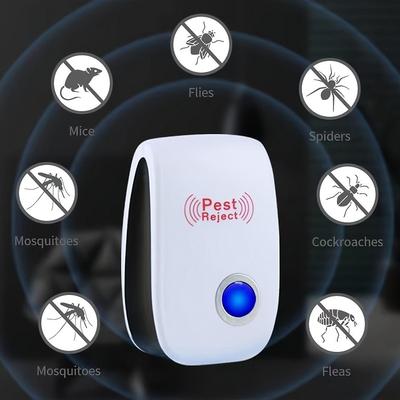 Ultrasonic Pest Repeller, Indoor Ultrasonic Insect Repellent For Mice, Electronic Plug-in Sonic Repellent Pest Control For Roach, Rodent, Mouse, Bugs, Mosquito, Mice, Spider