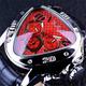 Jaragar Men Mechanical Watch Luxury Large Dial Fashion Business Automatic Self-winding Luminous Waterproof Leather Watch