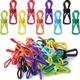 20pcs/pack Chip Clips 2 Inches Assorted Colors Utility PVC-Coated Clips Bag Clips Clips For Food Packages Food Clips Bag Clips For Food Chip Bag Clip (Color Random)