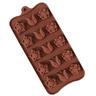 Silicone Chocolate Moulds 6 Pieces Silicone Moulds for Chocolate and Non-Stick Chocolate Molds Letters and Numbers for Making Chocolate Muffins Cakes 6 Shapes