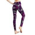 Women's Leggings Leopard Gradient Snake Print Print Full Length Micro-elastic High Waist Active Fashion Outdoor Home Leopard Print 0358 blue and purple leopard print S / M L / XL Fall Winter