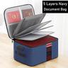 Multi-functional Document Bag Large-capacity Account Book Storage Box Storage Bag Waterproof Document Storage Bag