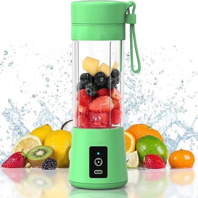 Portable BlenderPersonal Blender with USB Rechargeable Mini Fruit Juice MixerPersonal Size Blender for Smoothies and Shakes Mini Juicer Cup Travel 380MLFruit JuiceMilk