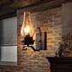 Lightinthebox Wall Lamp Retro Vintage Rustic Glass Wall Scone for Bedroom Bedside Industrial Wall Light LED Fixtures Aisle Staircase Lamps