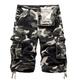 Men's Cargo Shorts Hiking Shorts Pocket Multi Pocket Camouflage Comfort Breathable Short Casual Sports Cargo Shorts Chino Camouflage Red Yellow camouflage Inelastic