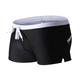 Men's Board Shorts Swim Shorts Swim Trunks Drawstring with Mesh lining Zipper Pocket Solid Color Quick Dry Comfortable Holiday Swimming Pool Hawaiian Casual / Sporty Slim Black White Low Waist