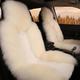 1PC New Sheepskin Fur Car Seat Cover Universal Wool Car Cushion Case Cover Front Car Seat Cover Car Accessories Car Seats Car-styling Car Interior Christmas Gift