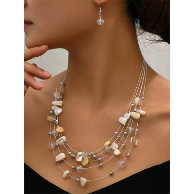 Women's necklace Fashion Outdoor Geometry Jewelry Sets