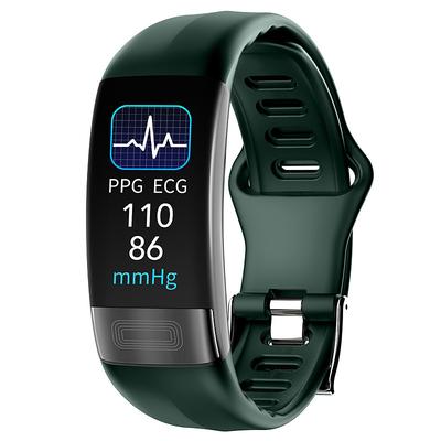 P11 PLUS Smart Watch 0.96 inch Smart Wristbands Fitness Band ECGPPG Pedometer Call Reminder Fitness Tracker Activity Tracker Compatible with Android iOS IP67