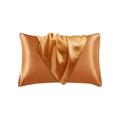 Satin Pillowcase for Hair and Skin 2 Pack Silky Satin Pillow Cases No Zipper Pillow Covers with Envelope Closure Suit