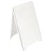 ZQRPCA 300250 Plastic Sidewalk Sign Board -White Double Sided Multi-Purpose Write-On and Adhesive 19x 34 White