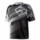 21Grams Men's Cycling Jersey Downhill Jersey Dirt Bike Jersey Short Sleeve Mountain Bike MTB Road Bike Cycling Dark Grey Black Orange Gradient Wolf Bike Jersey UV Resistant Breathable Quick Dry Back