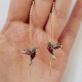 Women's Earrings Chic Modern Street Bird Earring / Red / Blue / Fall / Winter / Spring