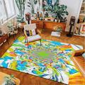 Mandala Bohemian Area Rug Livingroom Rug Kitchen Mat Non-Slip Oil Proof Floor Mat Rug Indoor Outdoor Mat Bedroom Decor Bathroom Mat Entrance Rug Door Mat