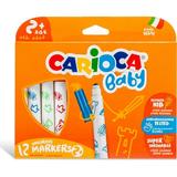 Carioca Jumbo Baby Super Washable Felt Crayons 12 Pack EU 12 Pieces Size in 147-Color for