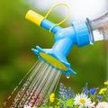 1pc Bottle Cap Sprinkler Plastic Dual Head Bottle Watering Spout Bonsai Watering Can For Indoor Seedlings Plants, 2in1 Watering Cans Sprinkler Shower Head Garden Tool