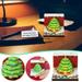 Home Decor Gnobogi Memo Pad Christmas Tree With Light Memo Pad Notes Art Note Pad Three-Dimensional Paper Art Notepad With Pen Holder Decor Gift Hanging Decoration Ornaments Clearance