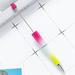 Yeahmol 10pcs Beadable Pens Creativity Personalized DIY Beadable Pens Party Gift Ball Point Pens Beaded Pens Gradient Red White Yellow Y09G547E