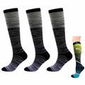 3 Pairs Graduated Medical Compression Socks for WomenMen 20-30mmhg Knee High Sock