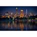 Rick Berk-Cleveland at Night.tif Poster Print - Rick Berk (24 x 16)