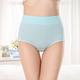 Women's Basic Comfort Pure Color Brief Micro-elastic High Waist Pink M / 1 PC / Cotton