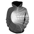 Men's Hoodie Pullover Hoodie Sweatshirt Lightweight Hoodie Yellow Red Blue Purple Green Hooded Graphic Optical Illusion 3D Daily 3D Print Basic Clothing Apparel Hoodies Sweatshirts Long Sleeve