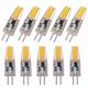 10pcs G4 LED Dimmable Bulb AC/DC12-24V 2w 3w 1505 COB LED Light Replace Traditional of Halogen Bulb for Spotlight Chandelier